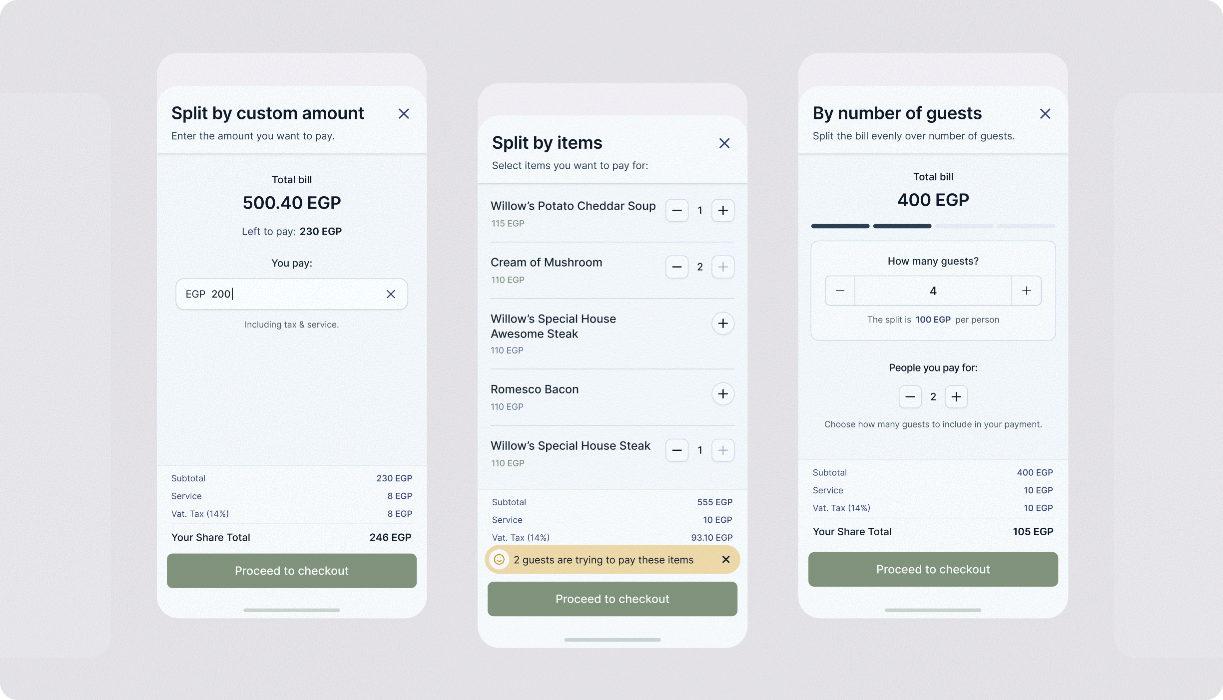 Разделение платежей - websecret.by