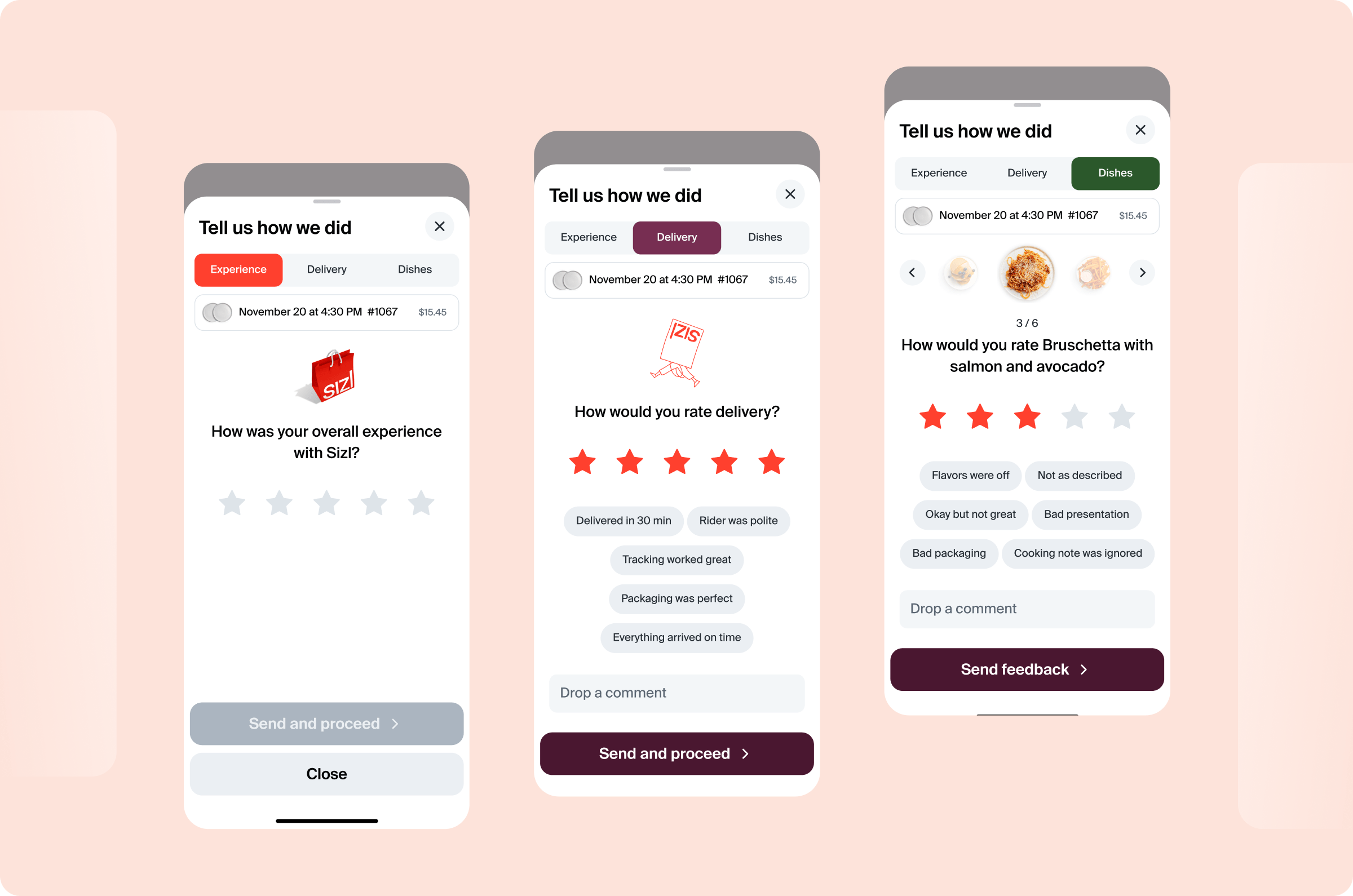Order Rating